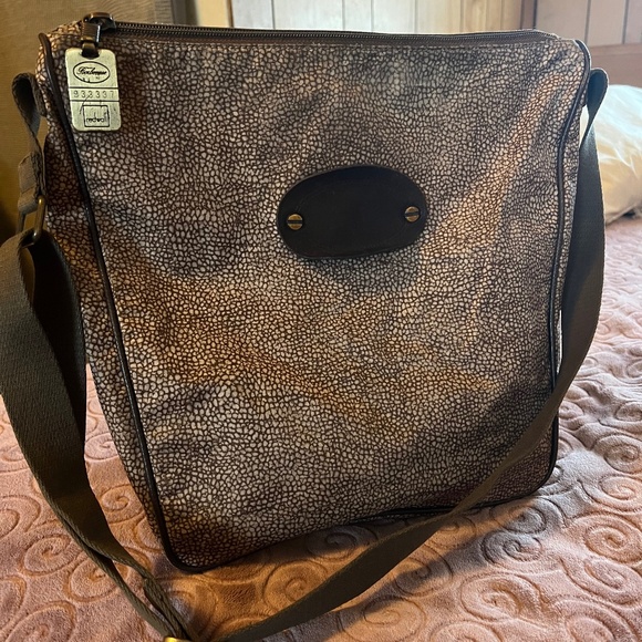 Borbonese Redwall Nylon crossbody bag made in Italy 🇮🇹 - Picture 1 of 8